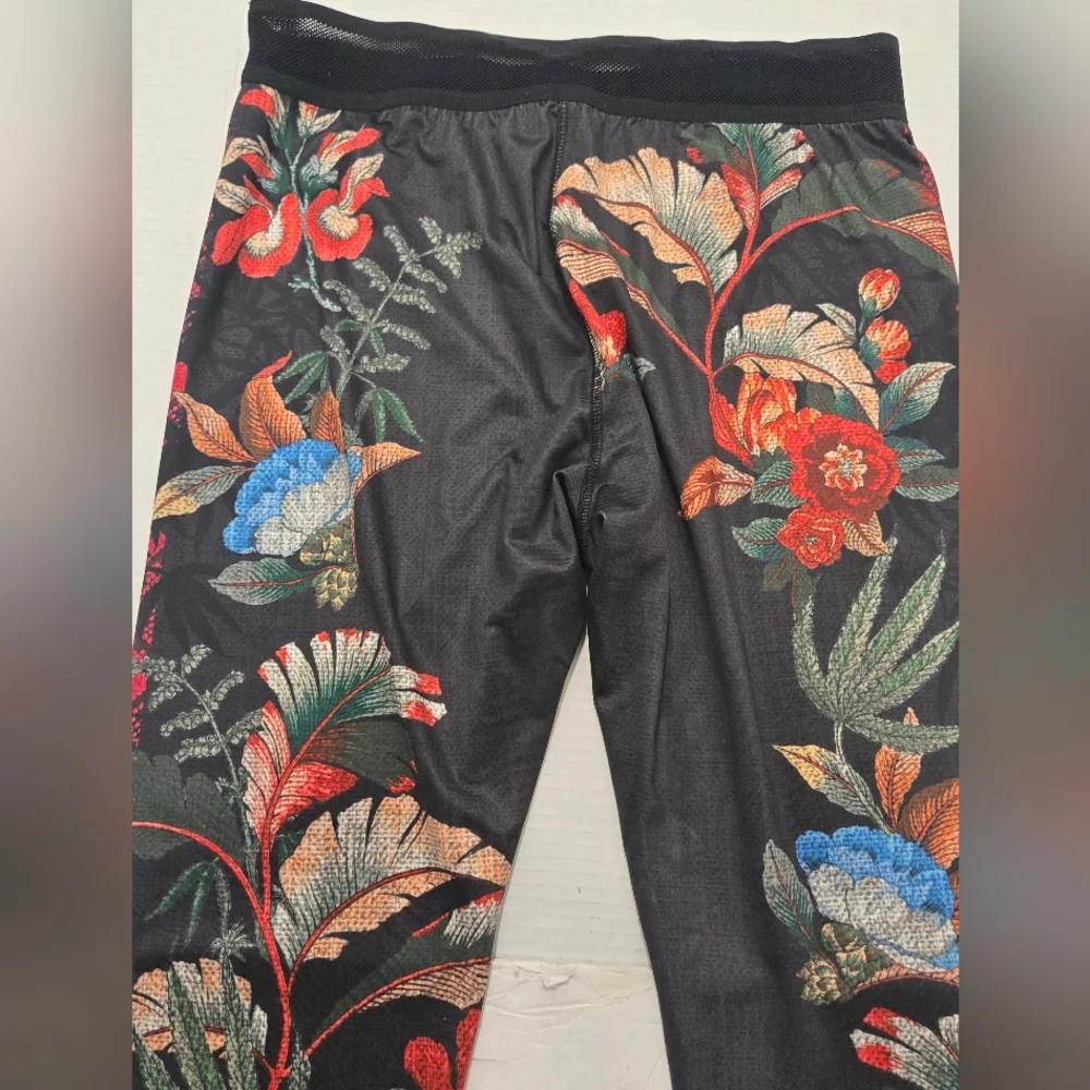 Pam and Gela‎ Floral Track Pants SZ LARGE NEW - Picture 11 of 12